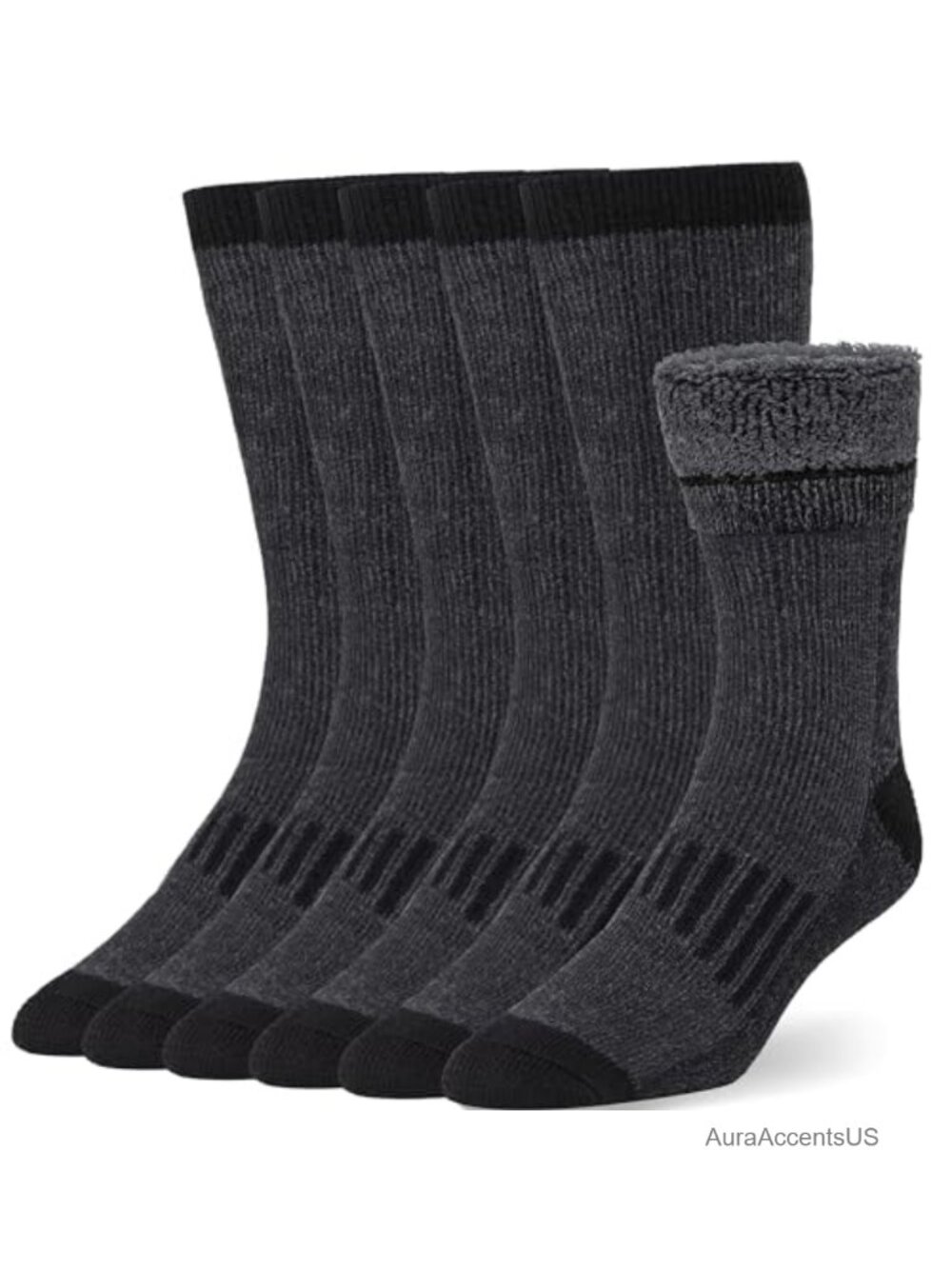 Merino Wool Socks Men Women Thermal Warm Cozy Thick 3 Pairs